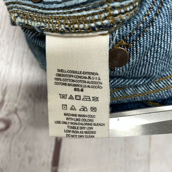 Free People Women Distressed Ankle Jeans Size 25 Blue Denim B363 -30 - Picture 11 of 16